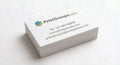 Business Cards 350gsm White Linen Artboard - PrintGroups.com